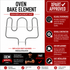 LG Range Oven Bake Element MEE62306405 — Restore Oven Heat