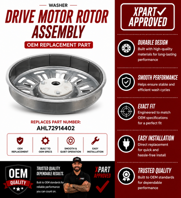 Washer Drive Motor Rotor Assembly