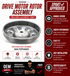 LG Washer Drive Motor Rotor Assembly AHL72914402 — Fixes No Spin, Slow Spin & LE Error Code