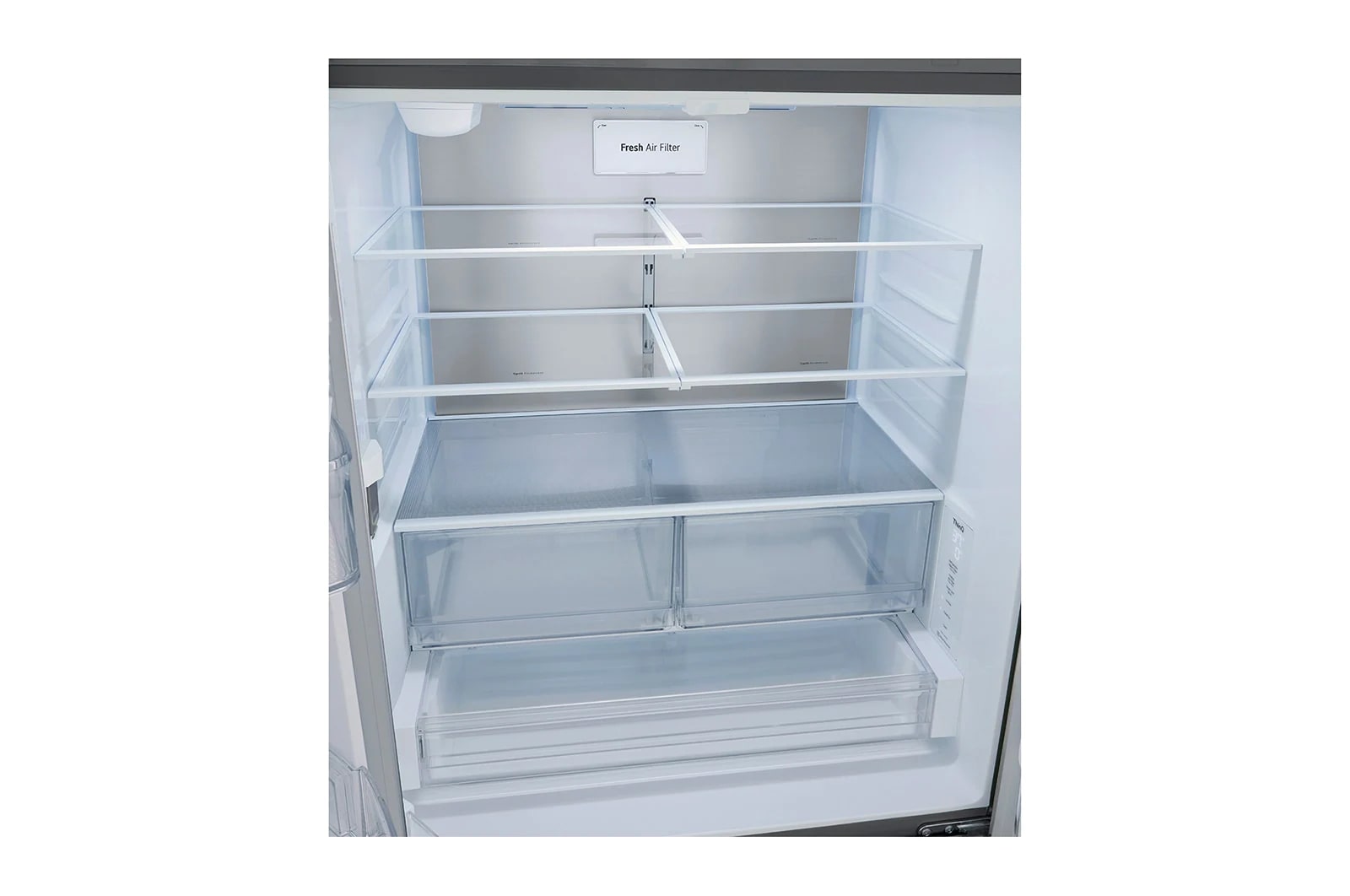 LG - 35.75 Inch 27 cu. ft French Door Refrigerator in Stainless - LRFLC2706S