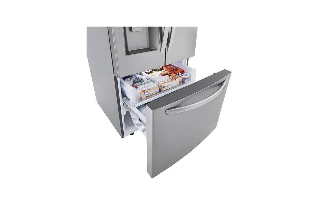 LG - 32.8 Inch 24.5 cu. ft French Door Refrigerator in Stainless - LRFXS2503S