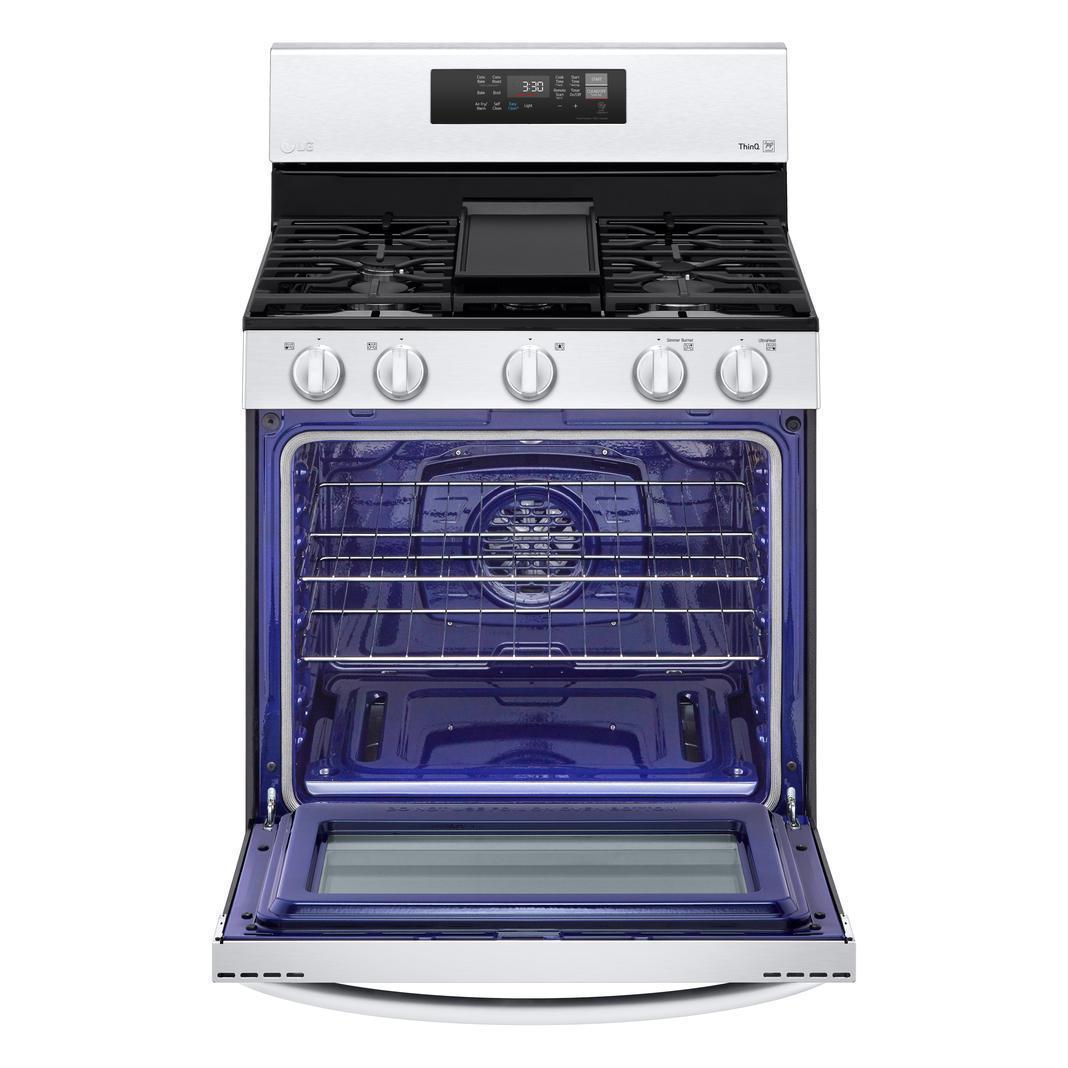 LG - 5.8 cu. ft  Gas Range in Stainless - LRGL5823S