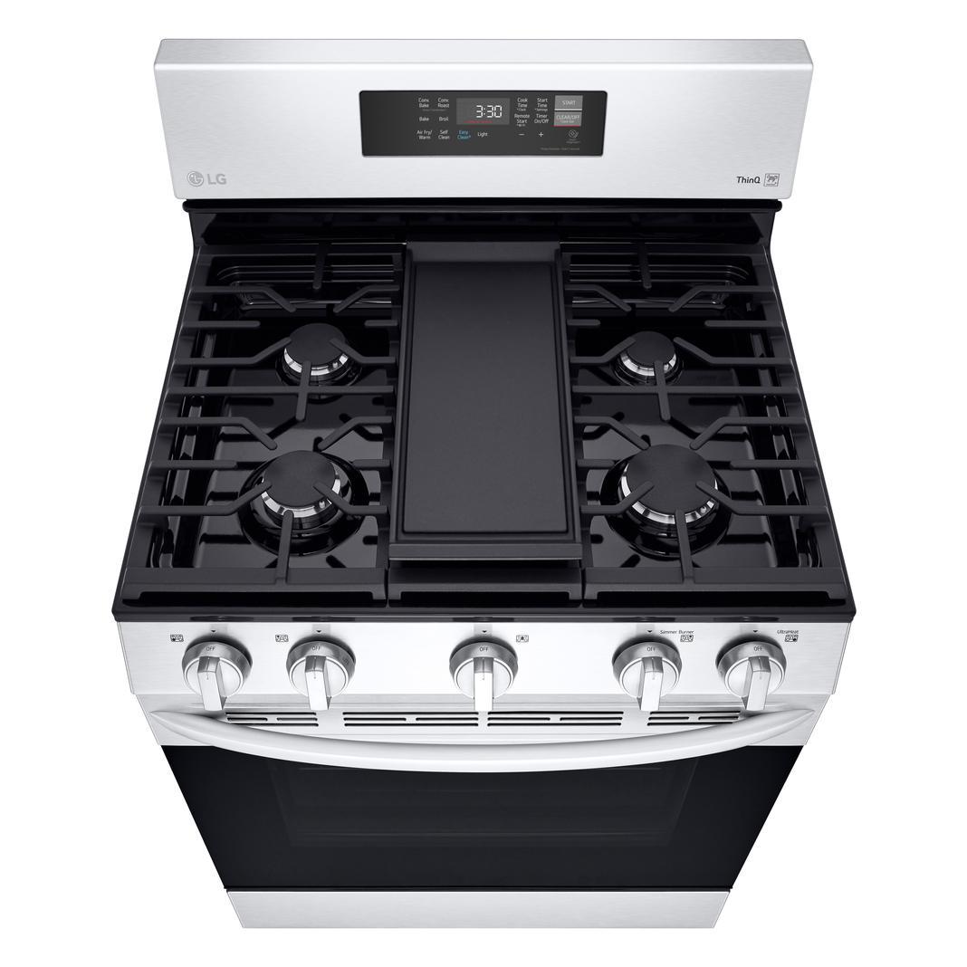 LG - 5.8 cu. ft  Gas Range in Stainless - LRGL5823S