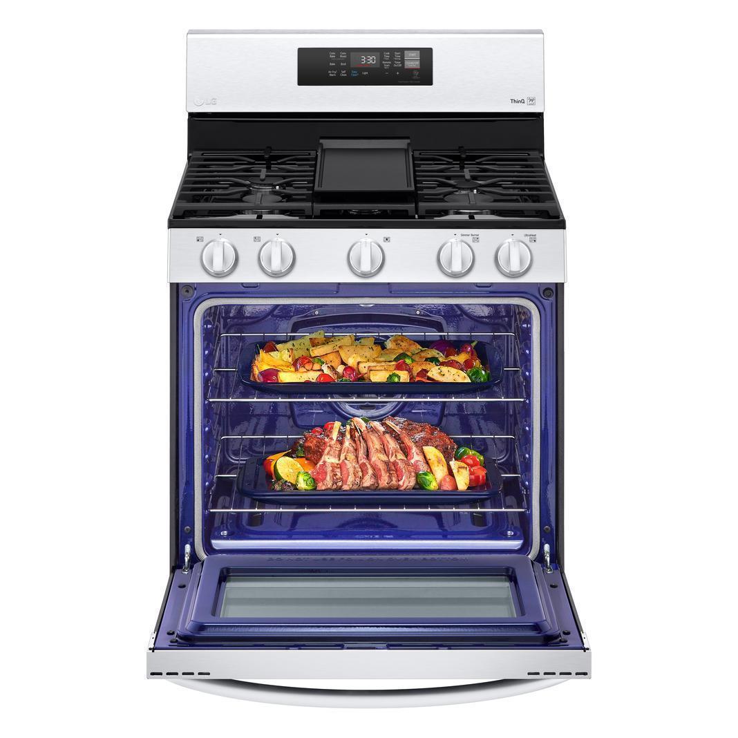 LG - 5.8 cu. ft  Gas Range in Stainless - LRGL5823S