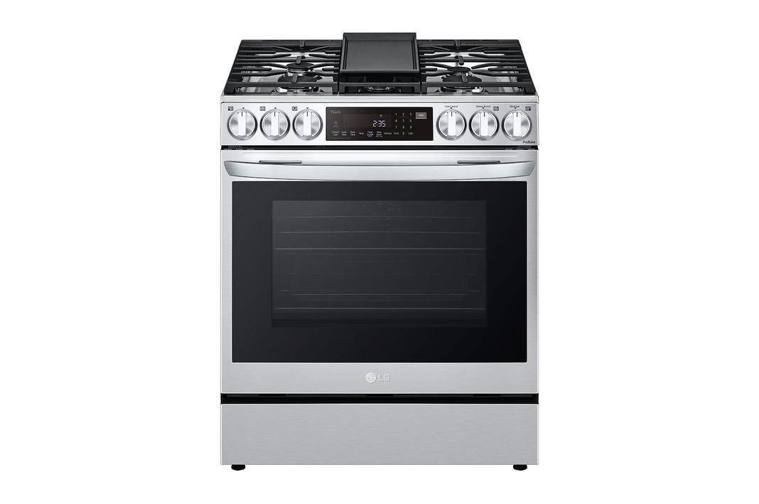 LG - 6.3 cu. ft  Gas Range in Stainless - LSGL6335F