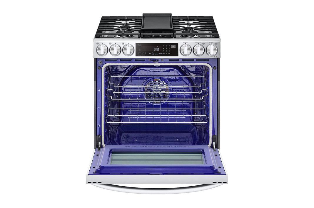 LG - 6.3 cu. ft  Gas Range in Stainless - LSGL6335F