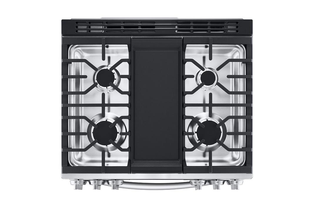 LG - 6.3 cu. ft  Gas Range in Stainless - LSGL6335F