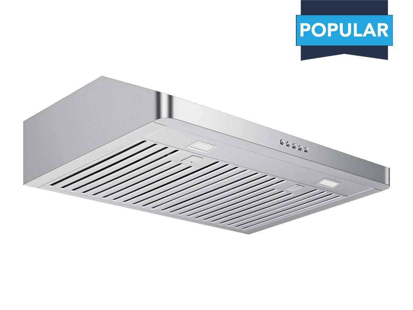 36 Inch 600 CFM Under Cabinet Range Hood - VICTORY Luna