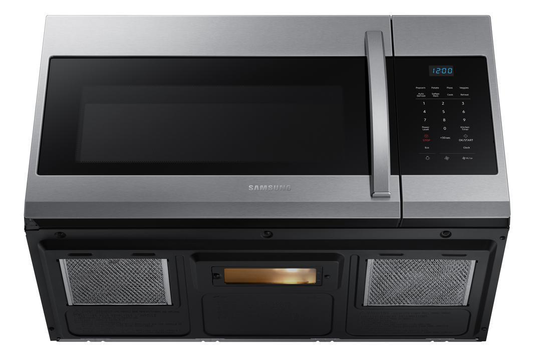 Samsung - 1.7 cu. Ft  Over the range Microwave in Stainless - ME17R7011ES