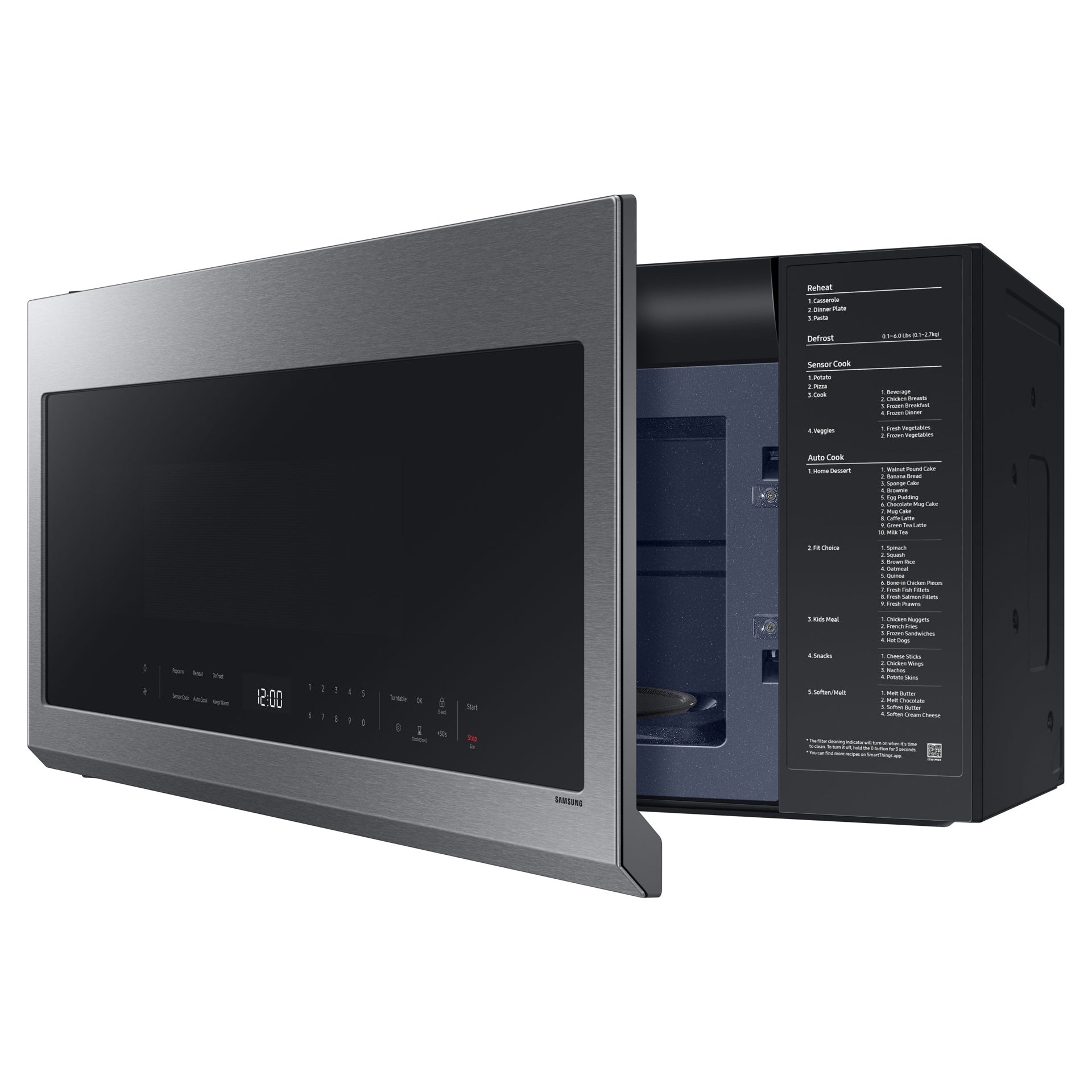 Samsung - 2.1 cu. Ft  Over the range Microwave in Stainless - ME21DG6300SRAC