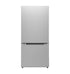 Midea - 29.5 Inch 18.7 cu. ft Bottom Mount Refrigerator in Stainless - MRB19B7AST