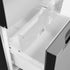 Midea - 29.5 Inch 18.7 cu. ft Bottom Mount Refrigerator in Stainless - MRB19B7AST