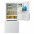 Midea - 29 Inch 18.7 cu. ft Bottom Mount Refrigerator in White - MRB19B7AWW