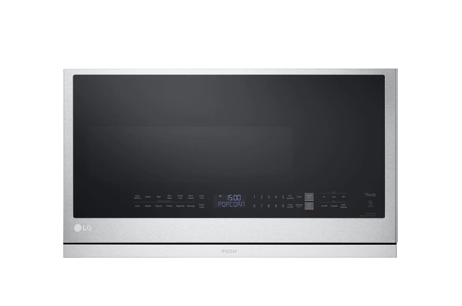 LG - 2.1 cu. Ft  Over the range Microwave in Stainless - MVEL2137F