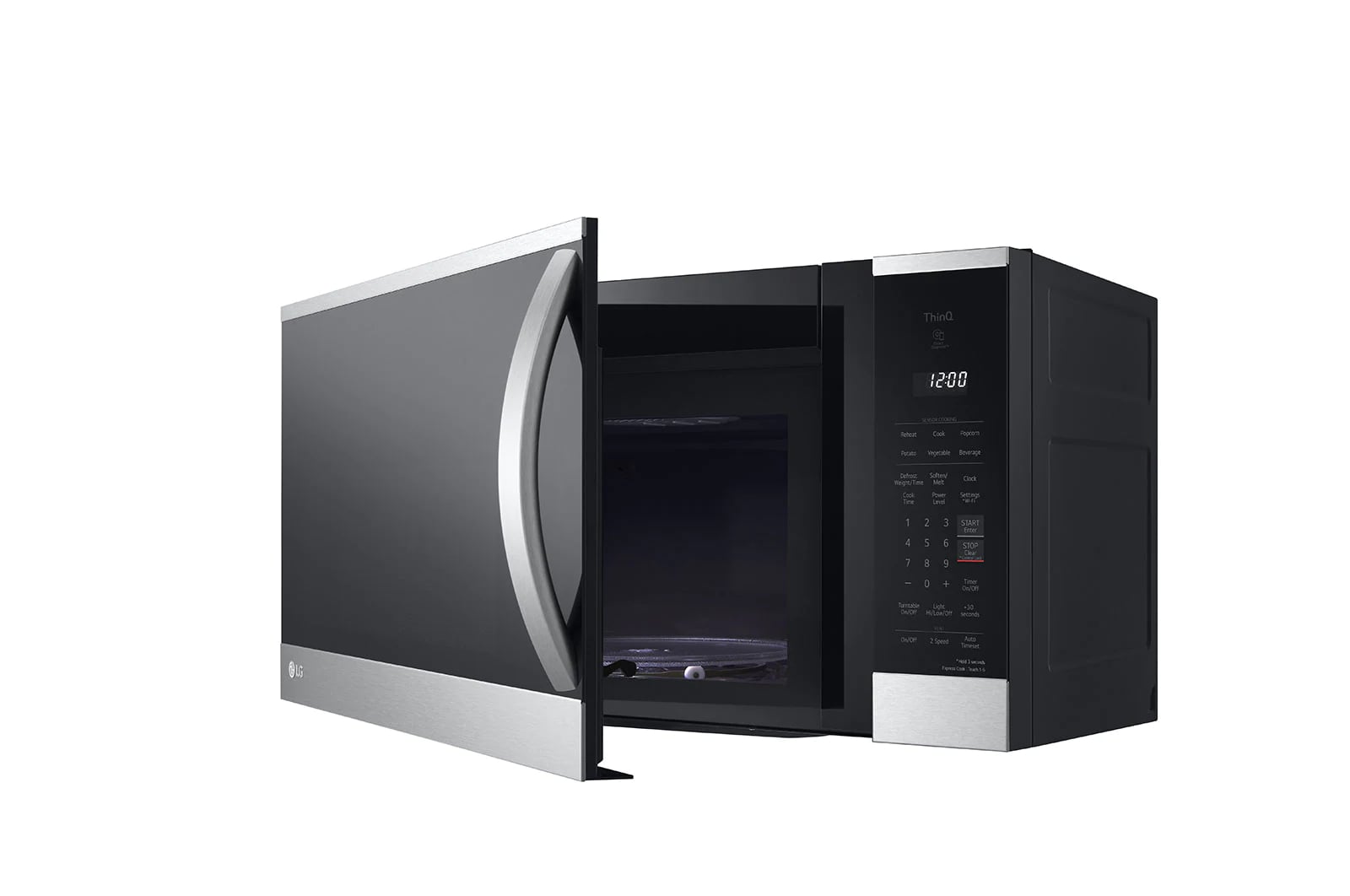 LG - 1.8 cu. Ft  Over the range Microwave in Stainless - MVEM1825F