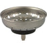 Metal Post Shallow Kitchen Sink Strainer.