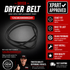 Midea Dryer Drive Belt 12638200000241 — Fixes Drum Not Spinning & No Tumble
