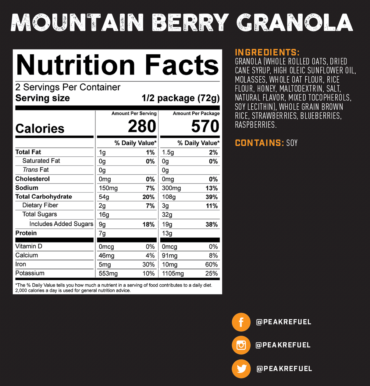 Peak Breakfast Pack 2.0 - XPart Supply