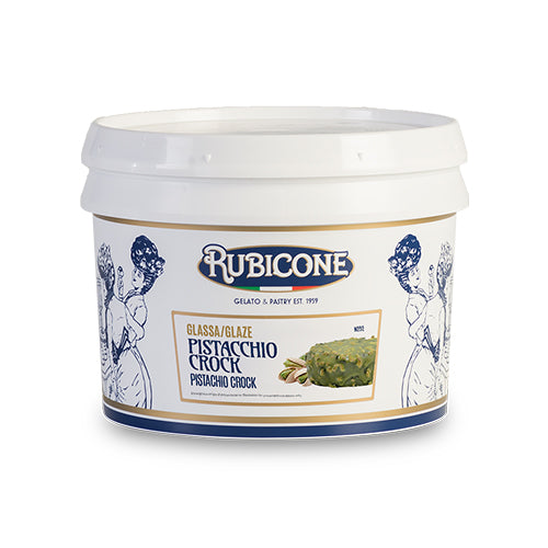Pistachio Crock Glaze - 3 KG Bucket - Bakery and Pastry - Rubicone Canada - Ships Free Within Canada on Orders Above CAD $199