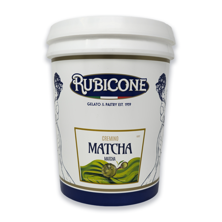 Matcha Spreadable Filling Cream - Cremino Matcha - 5 KG Bucket - Rubicone Canada
