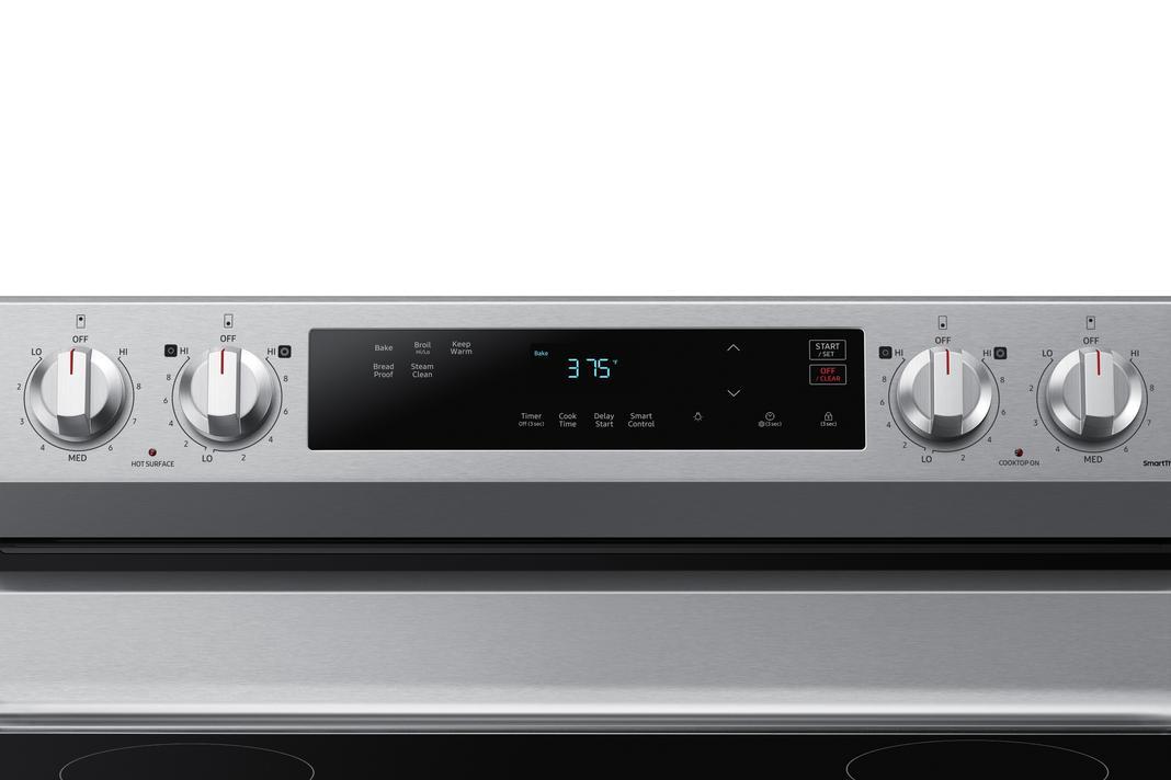 Samsung - 6.3 cu. ft  Electric Range in Stainless - NE63A6111SS