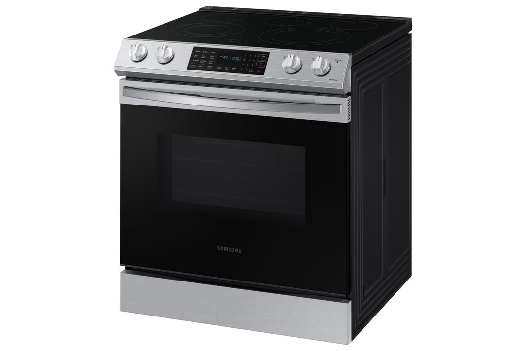 Samsung - 6.3 cu. ft  Electric Range in Stainless - NE63T8311SS