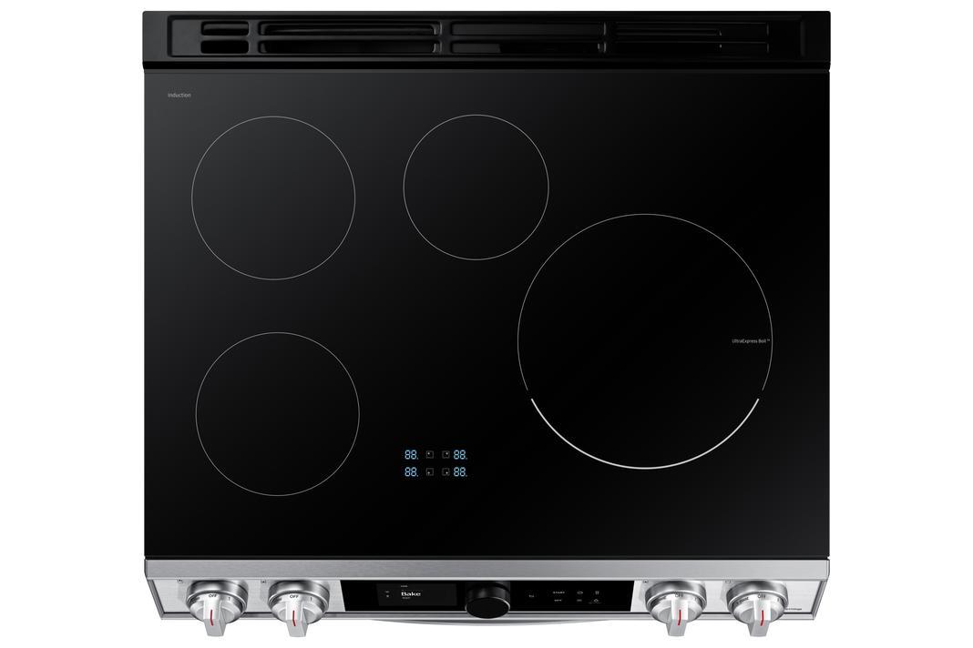 Samsung - Bespoke 6.3 cu. ft  Induction Range in Stainless - NE63T8911SS