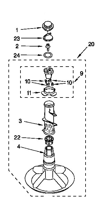 Whirlpool Washer Agitator Directional Cogs 80040 – OEM & Premium XPart Options Available (Replaces 285612, 80040VP)
