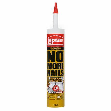 1469892 No More Nails Heavy Duty Clear Construction Adhesive, 266mL - XPart Supply