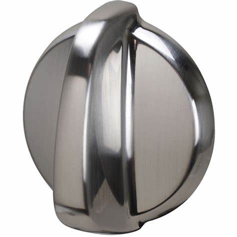 WG02L01669 Range Burner Control Knob, Stainless - XPart Supply
