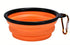 Portable Silicone Pet Bowl with Carabiner Clip, Collapsible, 350 ml