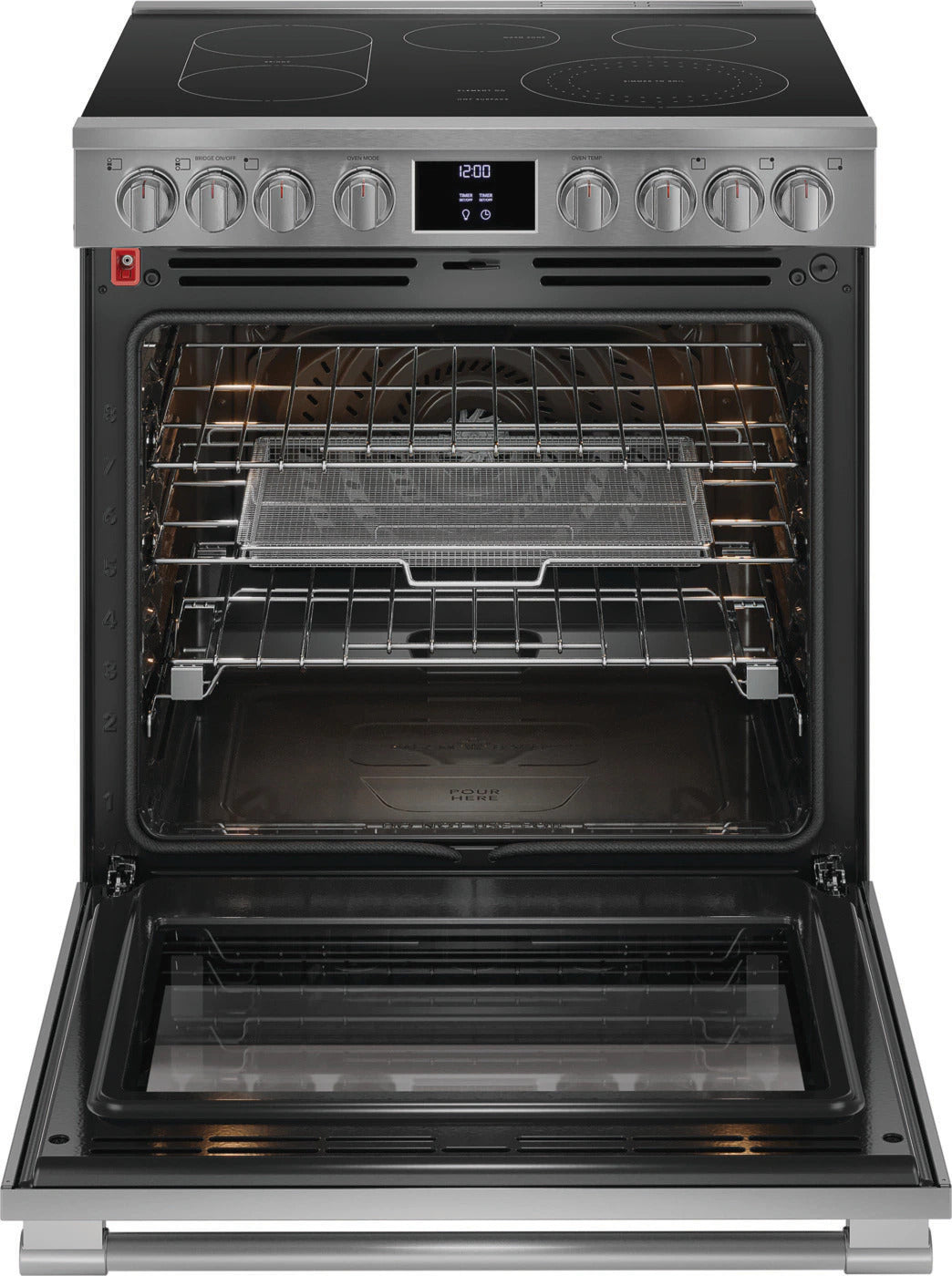 Frigidaire Pro Series - 5.4 cu. ft  Electric Range in Stainless - PCFE308CAF
