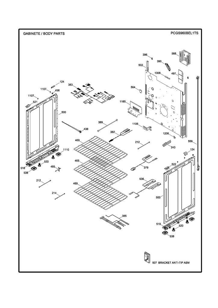 WS01F08641 Range Service Control Board Assembly - XPart Supply