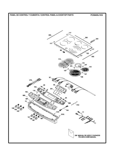 TRIM PANEL CONTROL ASM