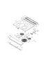 GE Range Surface Element 8" 2000W WS01F07203 (Replaces WB30K10013, WB30X26465, WS01F01175)