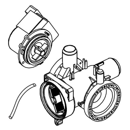 LG Washer Drain Pump Assembly AHA75693425