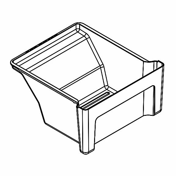 W10668872 Refrigerator Drawer Crisper Pan