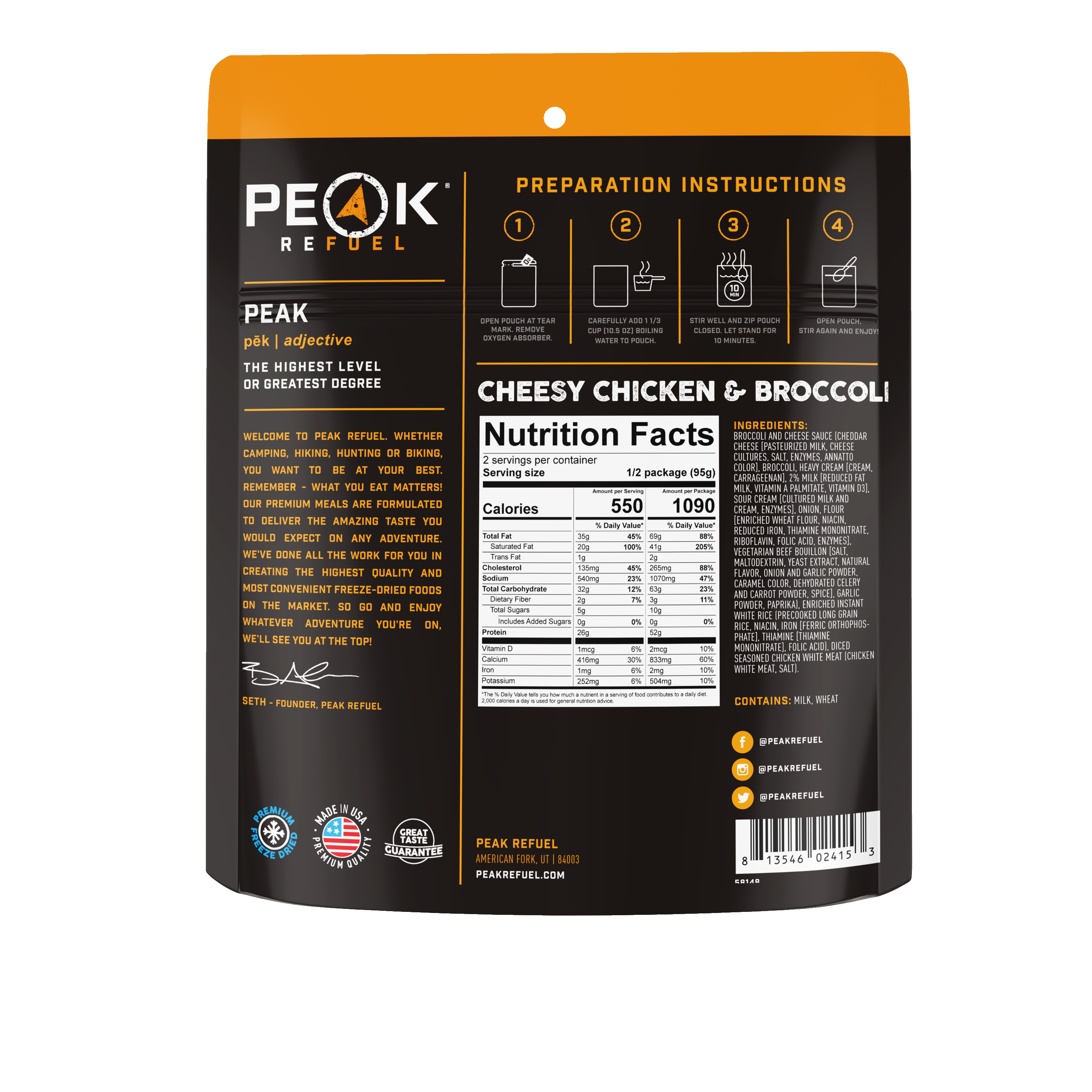 Cheesy Chicken & Broccoli - XPart Supply