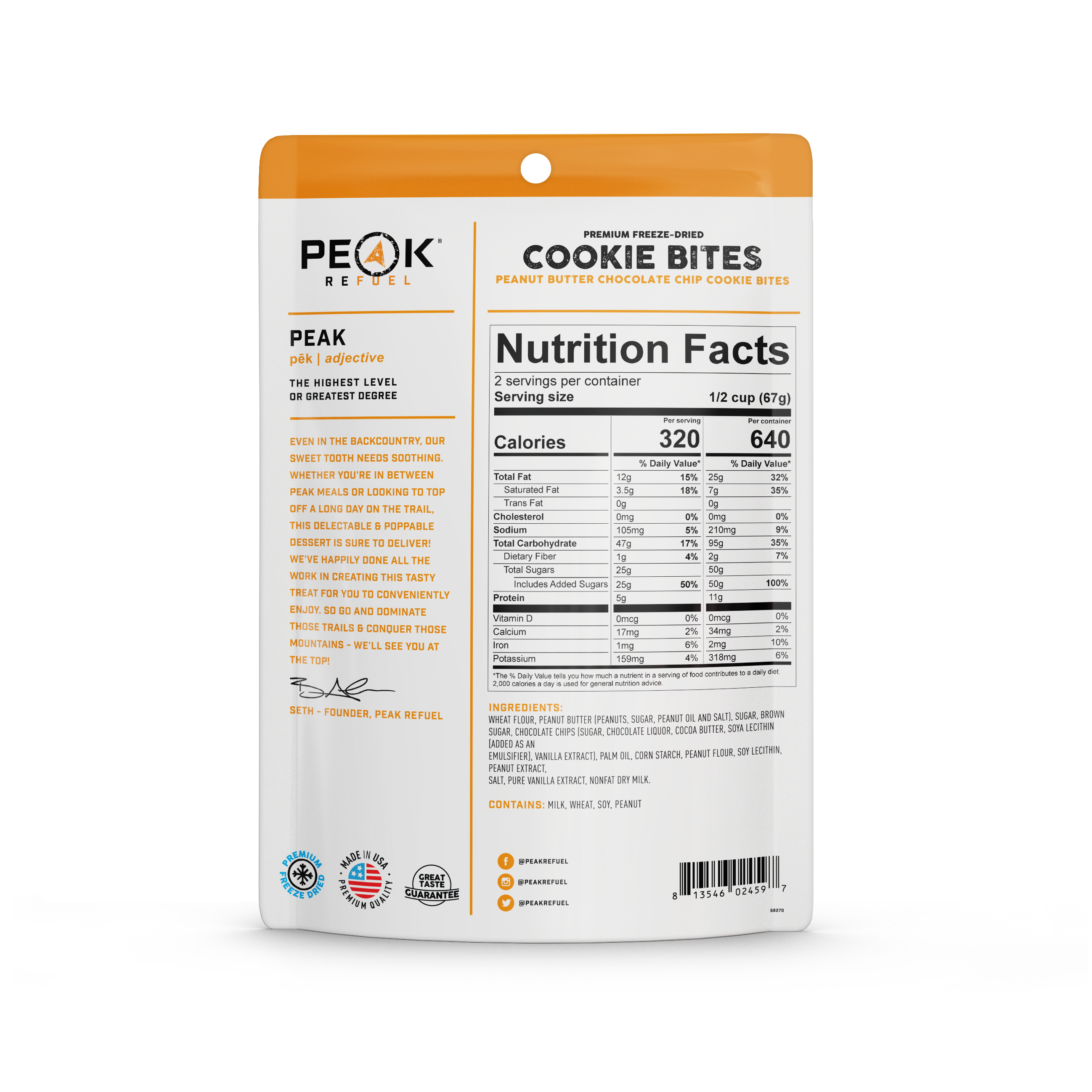 Peanut Butter Chocolate Chip Cookie Bites - XPart Supply