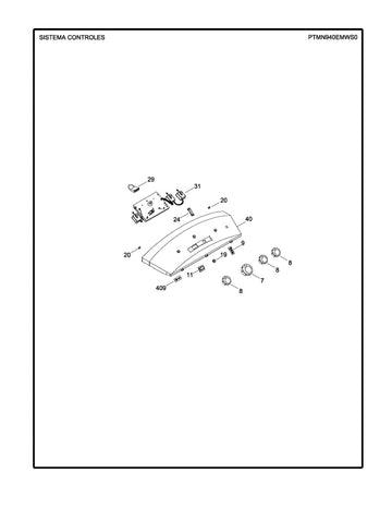 Backsplash & Heat Transfer Assembly (Gray)