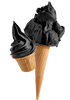 Black Hawaii Ready Base for Gelato & Soft Serve - Case of 8 x 1.45 KG bags - Rubicone Canada
