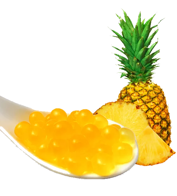 Pineapple Bursting Boba - 7 LB Jar - Popping Boba