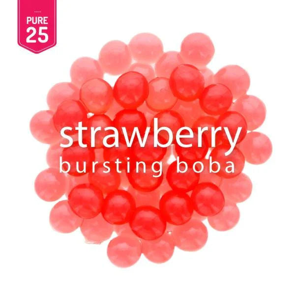 Strawberry Bursting Boba Pure25 - Popping Boba - Bossen - Canada