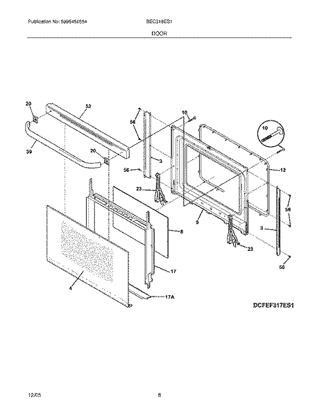 318053325 Range Oven Door Gasket - XPart Supply