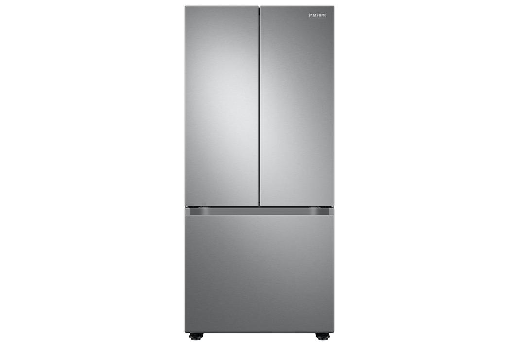 Samsung - 29.8 Inch 22.1 cu. ft French Door Refrigerator in Stainless - RF22A4111SR