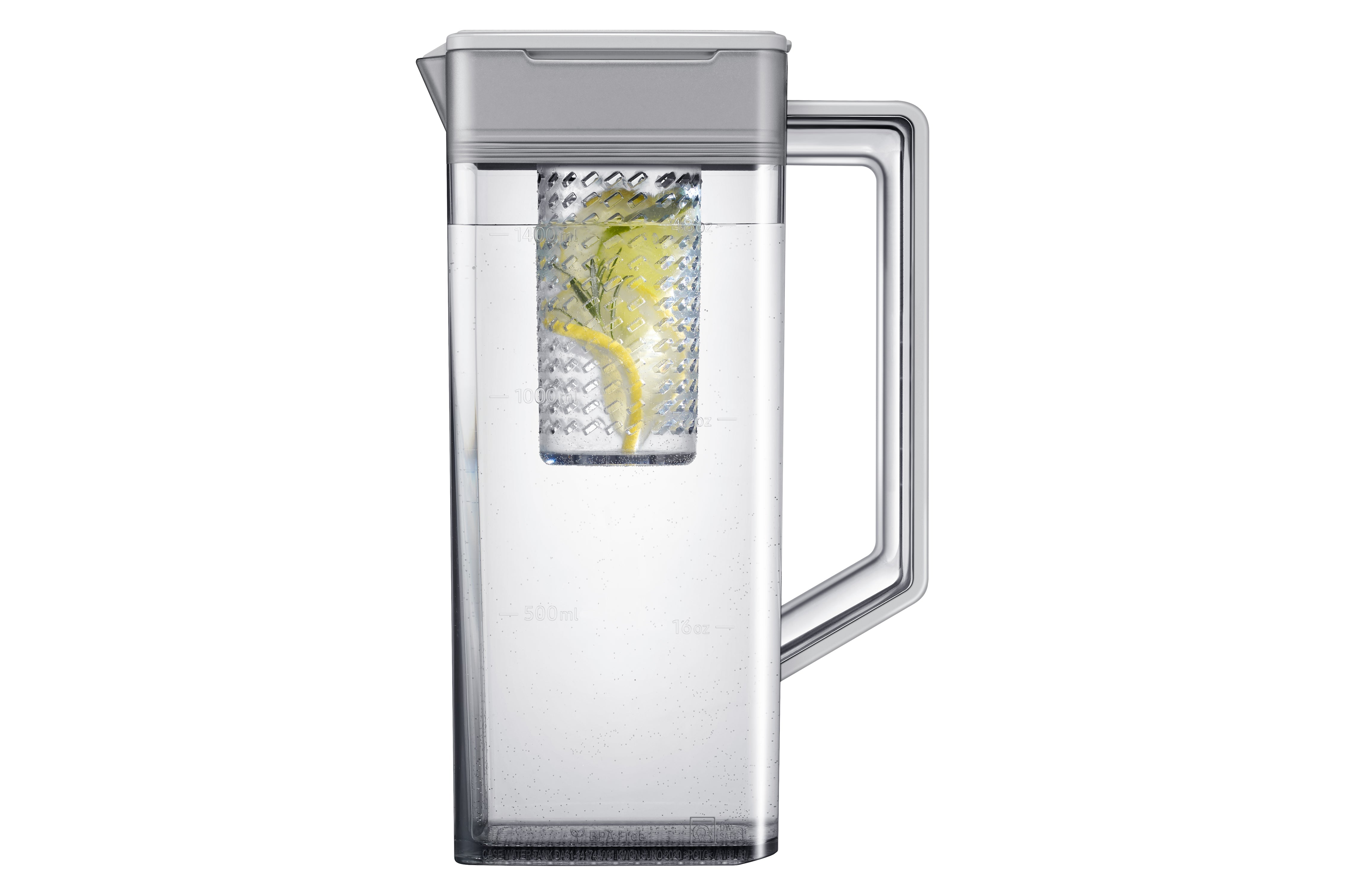 Samsung - Bespoke 35.75 Inch 23.9 cu. ft French Door Refrigerator in Stainless - RF24BB6200QLAA