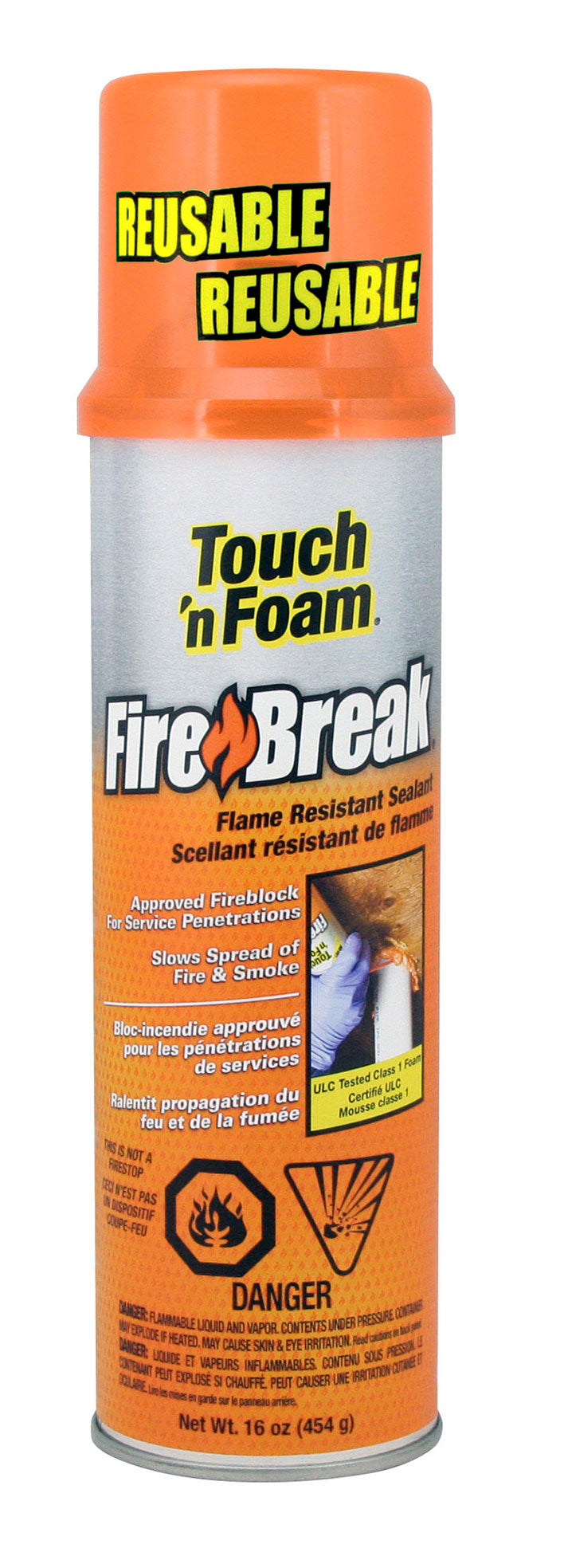 TNF-FIREBREAK Touch 'n Foam Fire Break Flame Resistant Sealant, 454g - XPart Supply