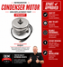 GE Refrigerator Condenser Fan Motor WR60X179 — Restore Proper Cooling and Prevent Overheating