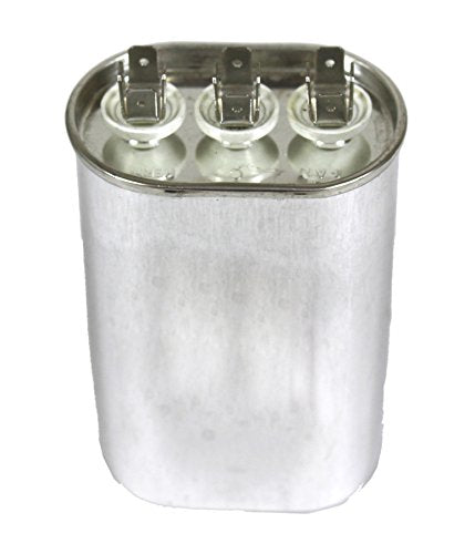 Rotom Dual Run HVAC Capacitor 36-35-5-3744 — Replace Failed 35/5 MFD 370/440V Oval Capacitors