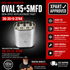 Rotom Dual Run HVAC Capacitor 36-35-5-3744 — Replace Failed 35/5 MFD 370/440V Oval Capacitors